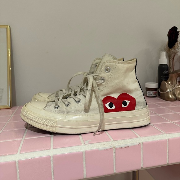 CONVERSE X CDG PLAY Chuck Taylor '70 High-Top Sneakers - Picture 3 of 5